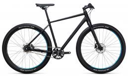Черный велосипед  Cube  Hyde PRO  2017