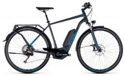 Черный велосипед  Cube  Kathmandu Hybrid EXC 500  2018