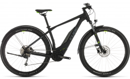 Черный велосипед  Cube  Acid Hybrid One 400 Allroad 29  2020