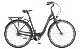 Черный велосипед  KTM  City Fun 28  2020