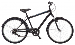 Черный велосипед  Schwinn  Suburban  2020