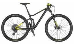 Черный велосипед  Scott  Spark 970  2022