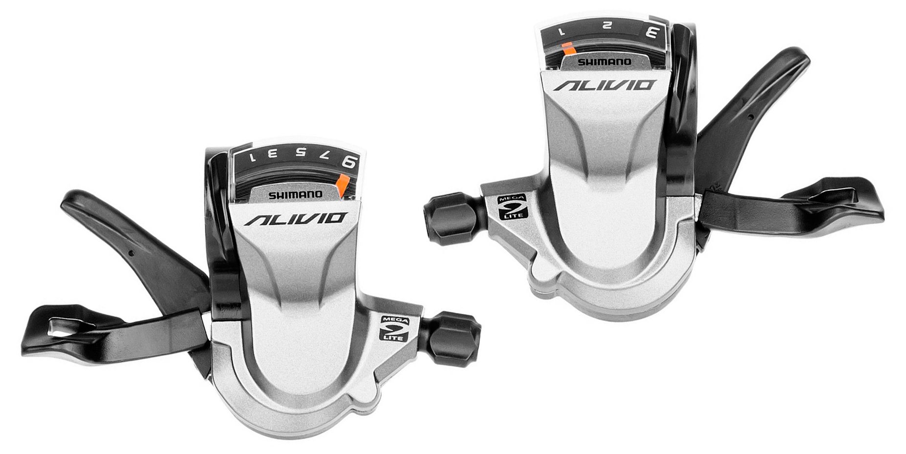  Шифтер для велосипеда Shimano Alivio M4000, лев/пр, 3x9ск, тр. оплетк