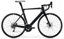 Черный велосипед  Merida  Reacto Disc-5000  2020