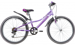 Подростковый велосипед для девочки от 10 лет  Novatrack  Alice 24  2020