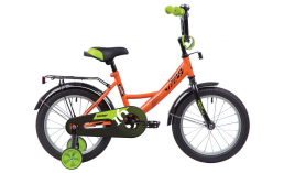 Оранжевый велосипед  Novatrack  Vector 16  2020