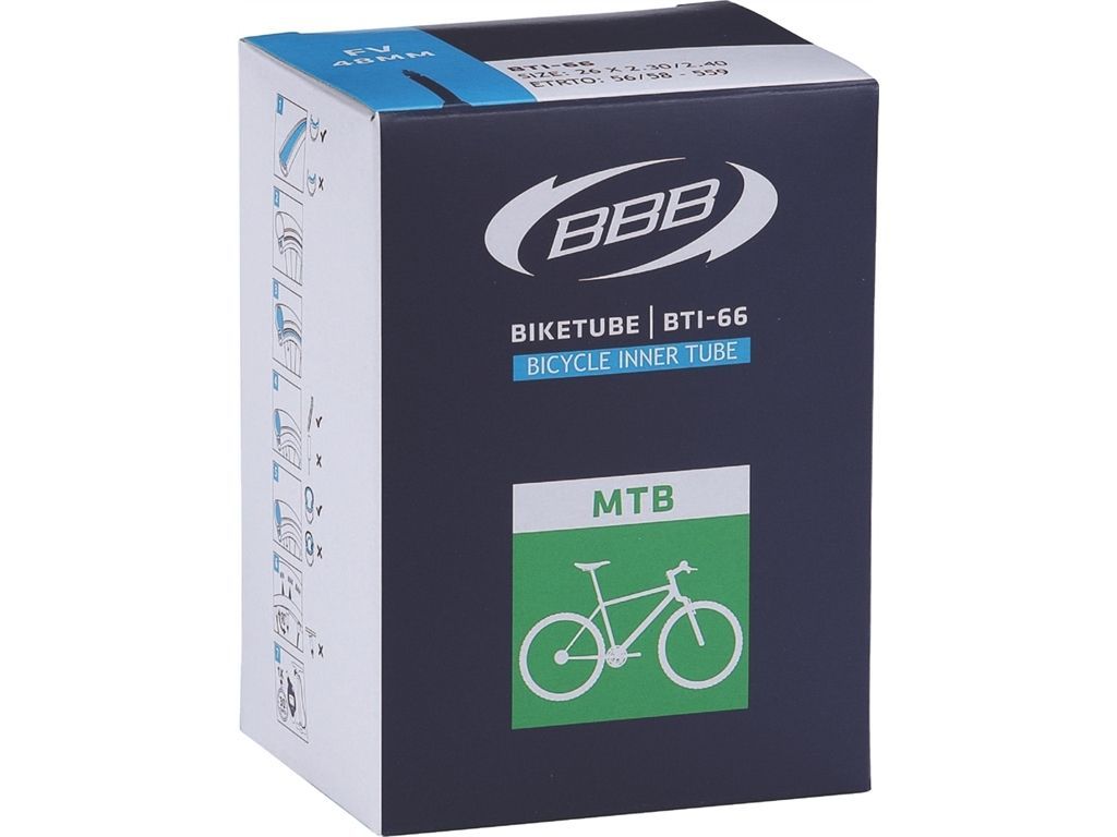  Камера для велосипеда BBB BTI-69 Innertube 27.5*2.10/2.35 FV NT superlight 48 mm