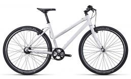 Белый велосипед  Cube  Hyde PRO lady  2015