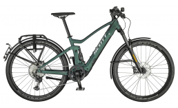 Электровелосипед зеленый  Scott  xis eRide Evo Speed  2021