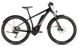 Черный велосипед  Cube  Access WS Hybrid Pro Allroad 500 29  2019