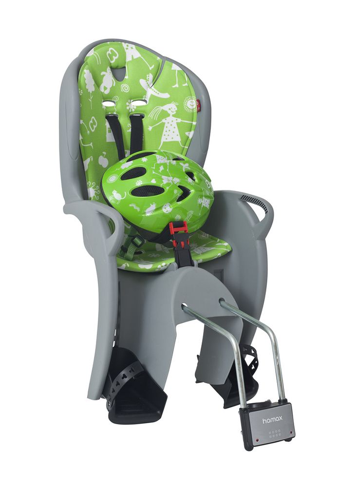  Детское кресло на раму велосипеда Hamax Kiss Safety Package