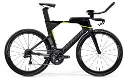 Черный велосипед  Merida  Warp TRI Limited  2020