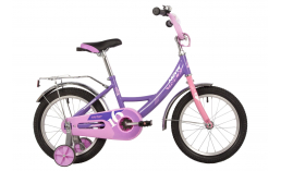 Велосипед детский фиолетовый  Novatrack  Vector 16  2020