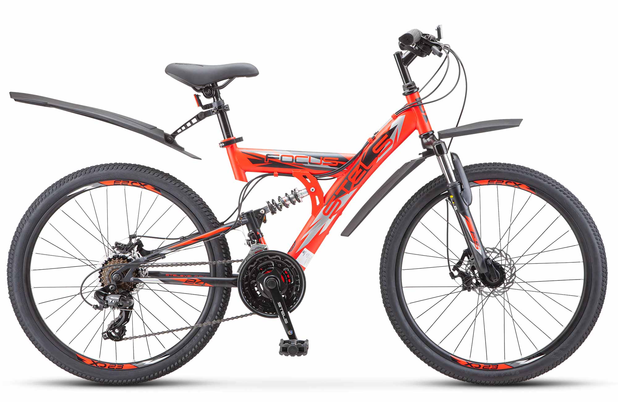  Отзывы о Двухподвесном велосипеде Stels Focus MD 24" 18-sp V010 2022