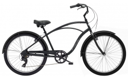 Черный велосипед  Electra  Cruiser 7D Mens  2022
