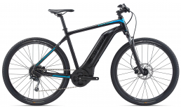 Черный велосипед  Giant  Explore E+ 4 GTS  2020