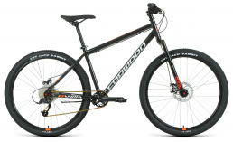 Черный велосипед  Forward  Sporting 27,5 X  2021