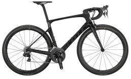 Черный велосипед  Scott  Foil Premium  2017