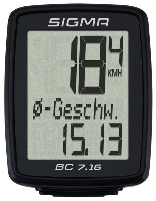 Проводной велокомпьютер SIGMA BC 7.16