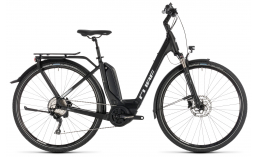 Черный велосипед  Cube  Touring Hybrid Pro 500 Easy Entry  2019