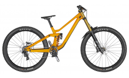 Оранжевый горный велосипед  Scott  Gambler 900 Tuned  2020