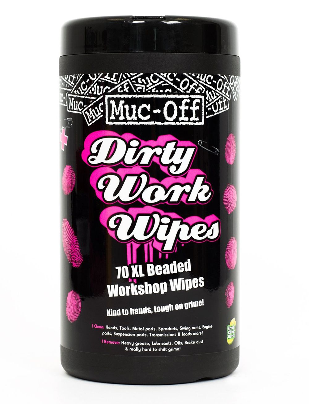  Велокосметика Muc-Off салфетки влажные Dirty Work Wipes, 70 шт.