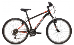 Черный велосипед  Stinger  Caiman 24  2020