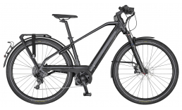 Черный велосипед  Scott  Silence eRide 20 Men  2020