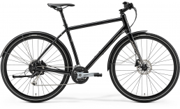 Черный велосипед  Merida  Crossway Urban 100  2019
