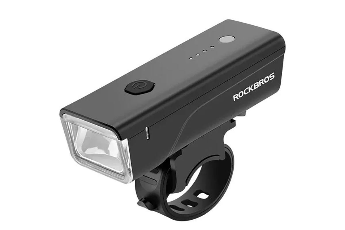  Передний фонарь для велосипеда RockBros 260 люмен, PA + ASA корпус, 3 уровня света