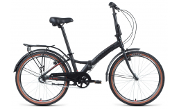Черный велосипед  Forward  Enigma 24 3.0  2020