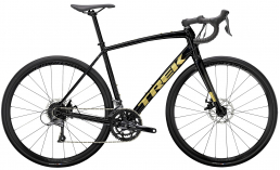 Черный велосипед  Trek  Domane AL 2 Disc  2022