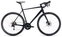 Черный велосипед  Cube  Nuroad Pro  2018