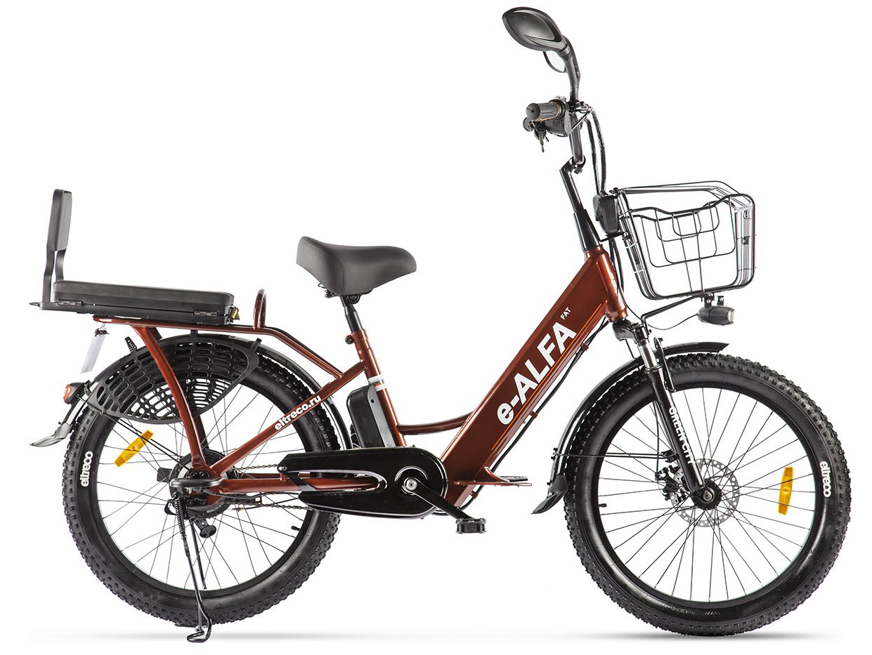  Велосипед Eltreco E-Alfa Fat 2024