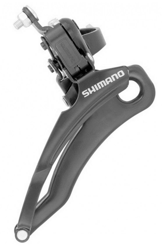  Переключатель передний для велосипеда Shimano Tourney TZ31, нижн.тяга, 28.6, 48T