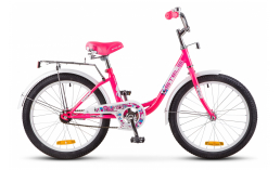 Розовый детский велосипед для девочек  Stels  Pilot 200 Lady 20 (Z010)  2019