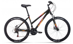 Черный велосипед  Forward  Iris 26 2.0 D  2022