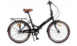 Черный велосипед  Shulz  Krabi V-brake  2020