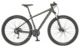 Черный велосипед  Scott  Aspect 950  2022