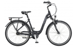 Черный велосипед  KTM  City Line 26  2020