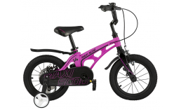 Розовый велосипед  Maxiscoo  Cosmic Standart Plus 14  2022