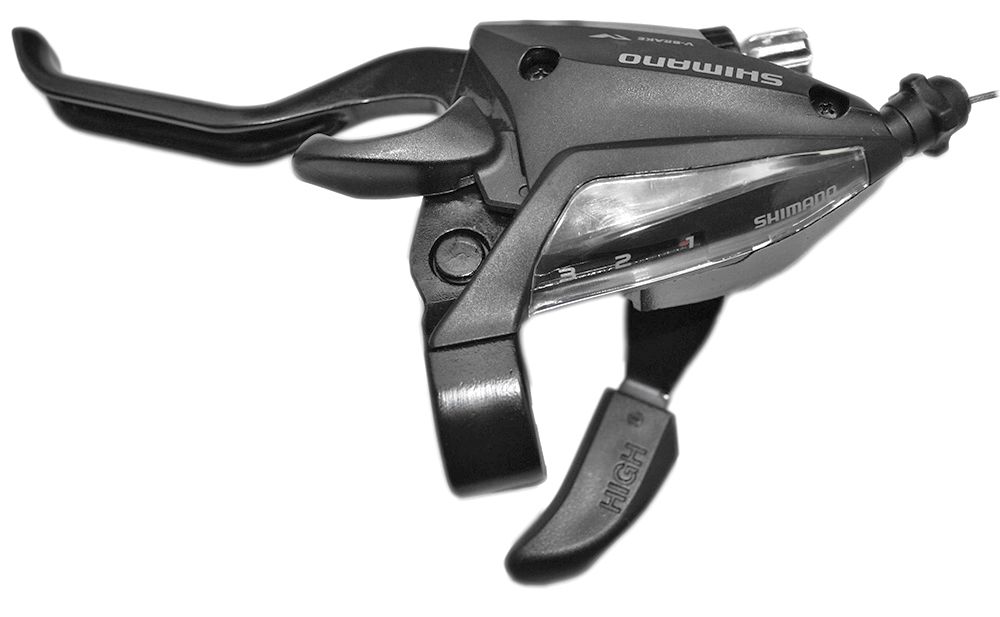  Шифтер для велосипеда Shimano Tourney EF500, лев, 3ск (ESTEF5002LSBL)