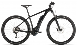 Черный велосипед  Cube  Reaction Hybrid Pro 400 29  2019