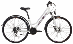 Белый велосипед  Dewolf  Asphalt FS  2019