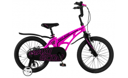 Розовый велосипед  Maxiscoo  Cosmic Standart 18  2022