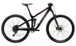 Черный велосипед  Trek  Fuel EX 5 29  2019