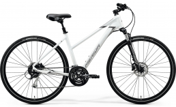 Белый велосипед  Merida  Crossway 100 Lady  2022