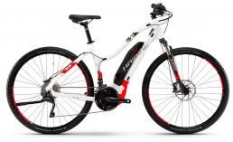 Белый велосипед  Haibike  Sduro Cross 6.0 women 500Wh 20s XT  2018