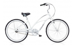 Белый велосипед  Electra  Cruiser Lux 3i 24 2020  2020