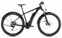 Черный велосипед  Cube  Reaction Hybrid Pro Allroad 500 27.5  2019
